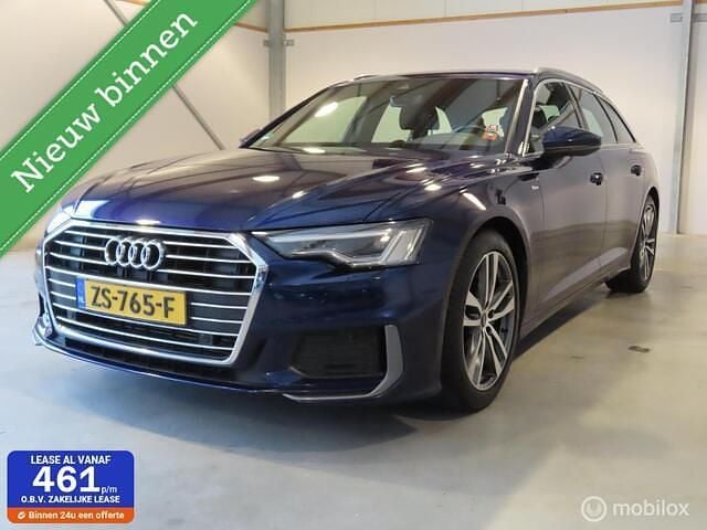 Blauw Gebruikt 2019 Audi A6 S-Line Stationwagen | € 28.750 (Super prijs) - Afbeelding 1/4