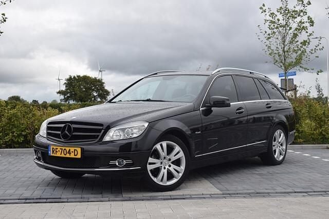 Zwart Gebruikt 2009 Mercedes C180 Avantgarde Stationwagen | € 6.450 (Goede deal) - Afbeelding 1/4