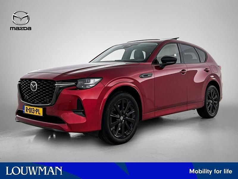 Rood Gebruikt 2022 Mazda CX-60 Homura-Line SUV | € 32.945 (Eerlijke prijs) - Afbeelding 1/4