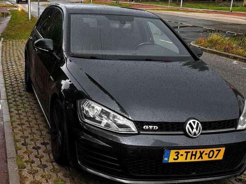 Grijs Gebruikt 2014 VW Golf VII GTD Hatchback | € 8.000 (Super prijs) - Afbeelding 1/4