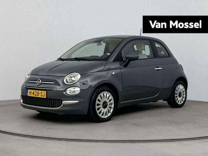 Grijs Gebruikt 2020 Fiat 500 Lounge Hatchback | € 10.400 (Goede deal) - Afbeelding 1/4