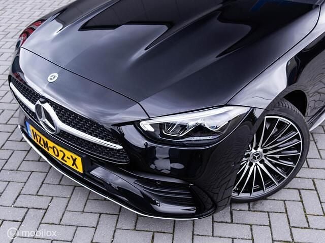 Occasion Mercedes C220 AMG line 199 PK (146 kW) 2022 Zwart Stationwagen