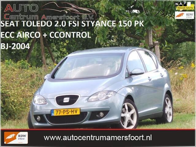 Blauw Gebruikt 2004 Seat Toledo Stylance Sedan | € 2.449 - Afbeelding 1/4