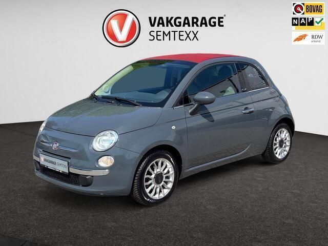 Grijs Gebruikt 2011 Fiat 500C Lounge Cabriolet | € 6.450 (Eerlijke prijs) - Afbeelding 1/4