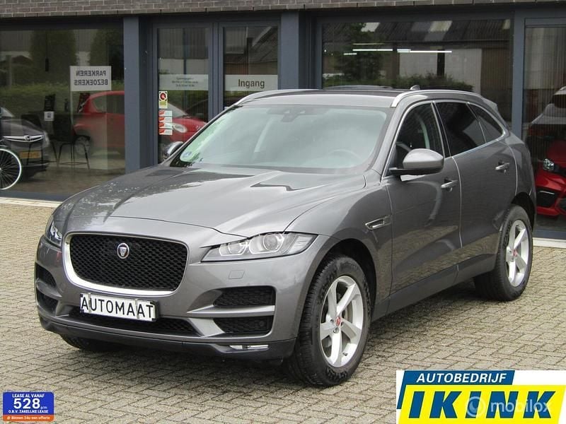 Grijs Gebruikt 2019 Jaguar F-Pace R-Sport SUV | € 32.950 (Goede deal) - Afbeelding 1/4