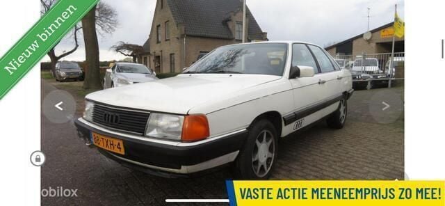 Wit Gebruikt 1984 Audi 100 Sedan | € 2.750 - Afbeelding 1/4