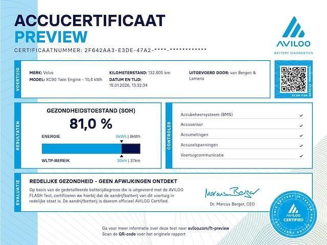 Occasion Volvo XC90 R-Design 2019 Grijs (metallic) SUV