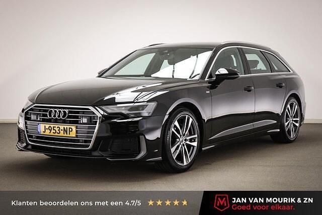 Zwart Gebruikt 2020 Audi A6 Basis Stationwagen | € 36.900 (Duur) - Afbeelding 1/4