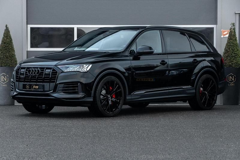 Zwart (metallic) Gebruikt 2021 Audi Q7 S-Line SUV | € 49.950 (Super prijs) - Afbeelding 1/4