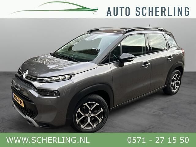 Grijs (metallic) Gebruikt 2022 Citroën C3 Aircross Shine SUV | € 14.450 (Goede deal) - Afbeelding 1/4