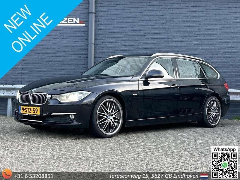 Zwart (metallic) Gebruikt 2013 BMW 320 Efficient Dynamics Stationwagen | € 6.850 (Super prijs) - Afbeelding 1/4