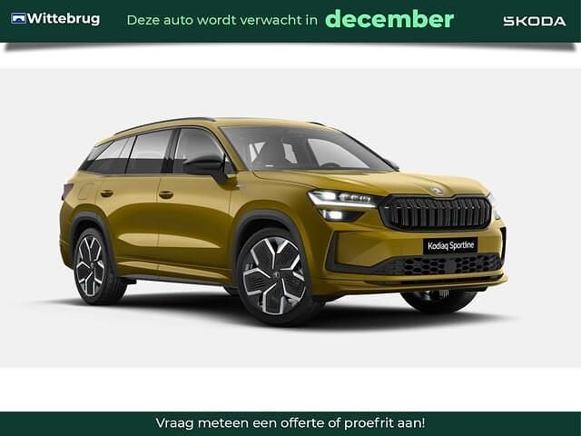 Goud Nieuw 2025 Skoda Kodiaq Business Line SUV | € 57.850 (Eerlijke prijs) - Afbeelding 1/4