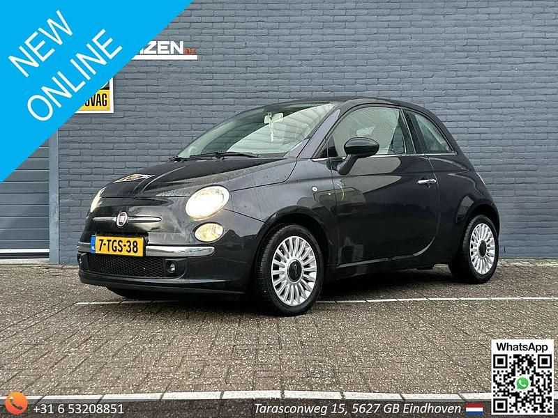 Zwart Gebruikt 2012 Fiat 500 Lounge Hatchback | € 3.450 (Goede deal) - Afbeelding 1/4