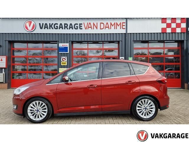 Rood Occasion 2017 Ford C-MAX Titanium MPV | € 9.950 (Eerlijke prijs) - Afbeelding 1/4
