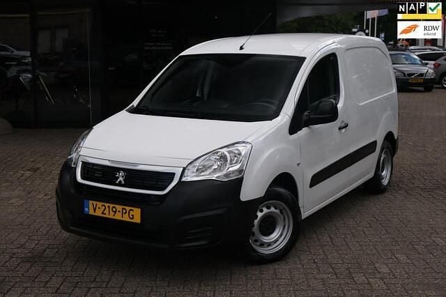 Wit Gebruikt 2018 Peugeot Partner Premium MPV | € 6.950 (Super prijs) - Afbeelding 1/4
