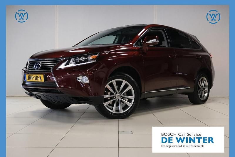 Rood (metallic) Gebruikt 2014 Lexus RX450h President Line SUV | € 26.850 (Eerlijke prijs) - Afbeelding 1/4