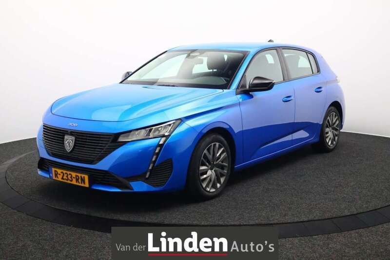Blauw, metallic lak Gebruikt 2022 Peugeot 308 Business-Line Hatchback | € 17.450 (Goede deal) - Afbeelding 1/4