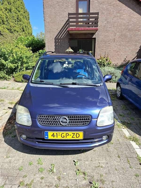 Blauw Gebruikt 2001 Opel Agila Comfort MPV | € 650 (Eerlijke prijs) - Afbeelding 1/4