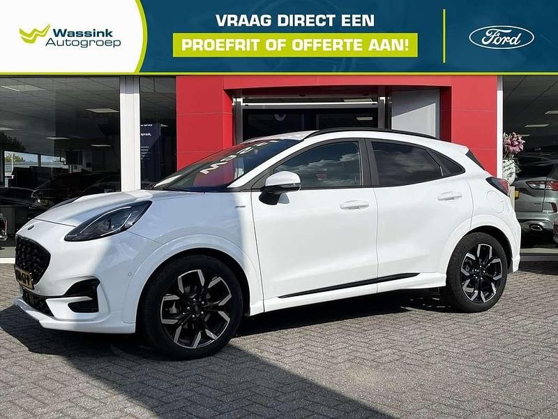 Wit Gebruikt 2023 Ford Puma ST-Line SUV | € 25.590 (Eerlijke prijs) - Afbeelding 1/4