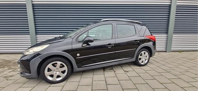 Zwart Gebruikt 2009 Peugeot 207 Outdoor Outdoor Stationwagen | € 2.999 (Eerlijke prijs) - Afbeelding 1/4