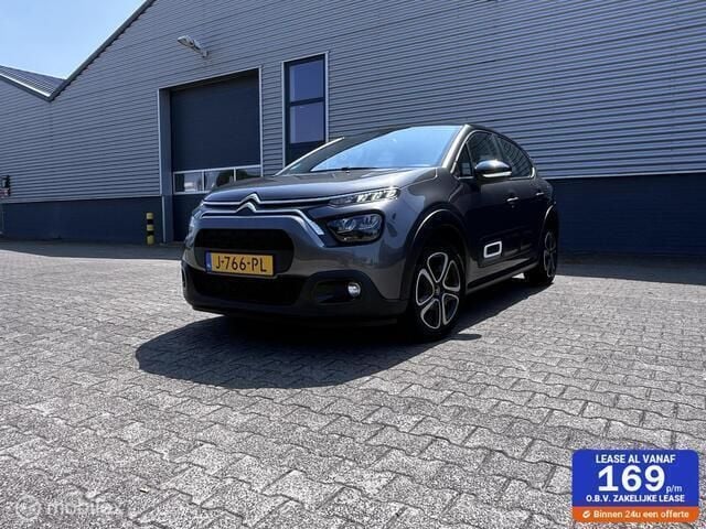 Grijs Gebruikt 2020 Citroën C3 Feel Hatchback | € 12.450 (Eerlijke prijs) - Afbeelding 1/4