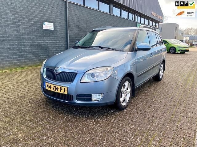 Occasion Skoda Fabia Sport 86 PK (63 kW) 2008 Blauw, metallic lak Hatchback