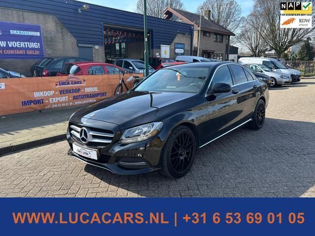 Zwart Gebruikt 2014 Mercedes C180 Prestige Sedan | € 14.995 (Goede deal) - Afbeelding 1/4