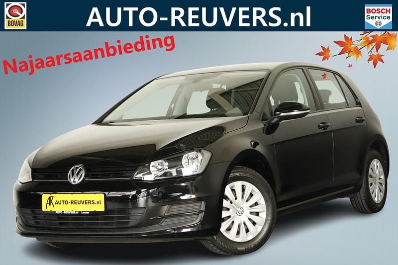 Zwart Gebruikt 2014 VW Golf VII Trendline Hatchback | € 9.900 (Goede deal) - Afbeelding 1/4
