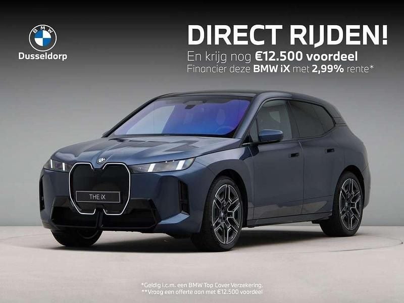 Blauw Nieuw 2025 BMW iX M Sport SUV | € 123.895 (Goede deal) - Afbeelding 1/4