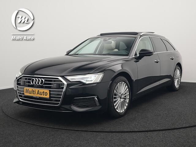 Zwart Gebruikt 2022 Audi A6 Design Stationwagen | € 46.940 (Goede deal) - Afbeelding 1/4