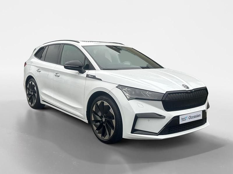 Occasion Skoda Enyaq iV SportLine 150 kW (204 PK) 2022 Moon white SUV