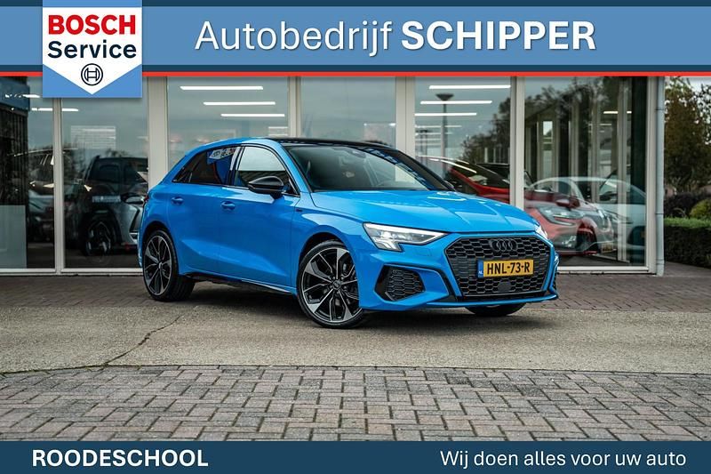 Blauw Gebruikt 2021 Audi A3 Sportback e-tron Advanced Sedan | € 28.950 (Duur) - Afbeelding 1/4