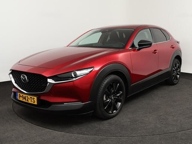 Rood Gebruikt 2022 Mazda CX-30 Sportive SUV | € 26.740 (Eerlijke prijs) - Afbeelding 1/4