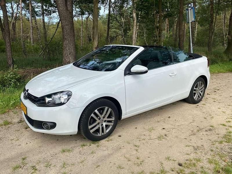 Wit Gebruikt 2011 VW Golf Cabriolet Cabriolet | € 6.850 (Super prijs) - Afbeelding 1/4