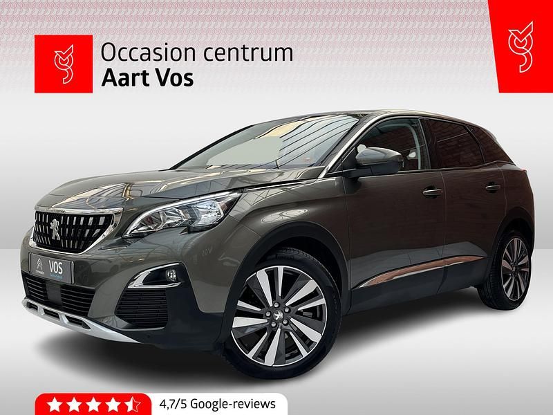 Grijs (metallic) Gebruikt 2018 Peugeot 3008 Allure SUV | € 14.895 (Eerlijke prijs) - Afbeelding 1/4