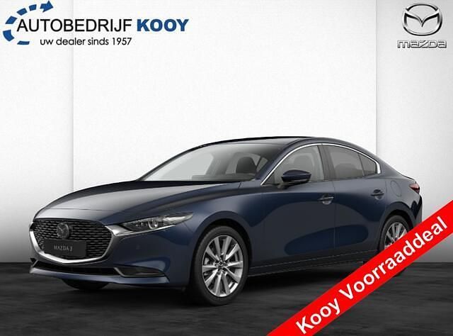 Blauw Nieuw 2025 Mazda 3 Exclusive-Line Sedan | € 39.190 (Eerlijke prijs) - Afbeelding 1/4