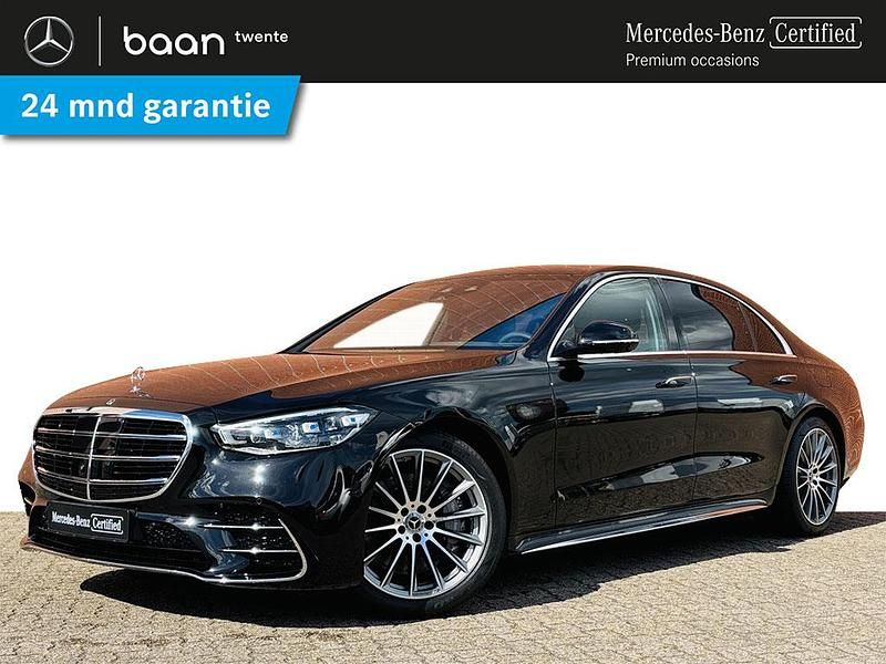 Zwart Gebruikt 2025 Mercedes S450 AMG line Sedan | € 142.500 - Afbeelding 1/4