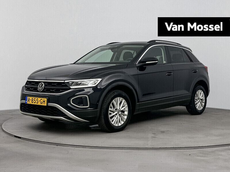 Zwart Gebruikt 2022 VW T-Roc Life SUV | € 23.400 (Eerlijke prijs) - Afbeelding 1/4