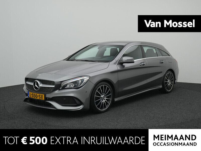 Grijs, metallic lak Gebruikt 2018 Mercedes CLA200 Shooting Brake Prestige Stationwagen | € 22.900 (Eerlijke prijs) - Afbeelding 1/4