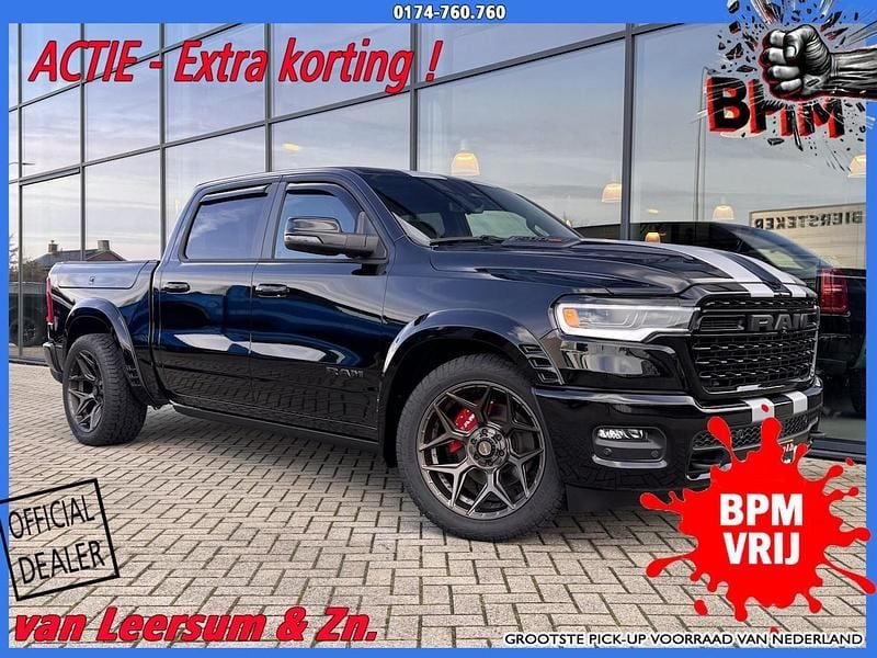 Zwart (metallic) Nieuw 2025 Dodge Ram Limited Pickup | € 97.690 - Afbeelding 1/4