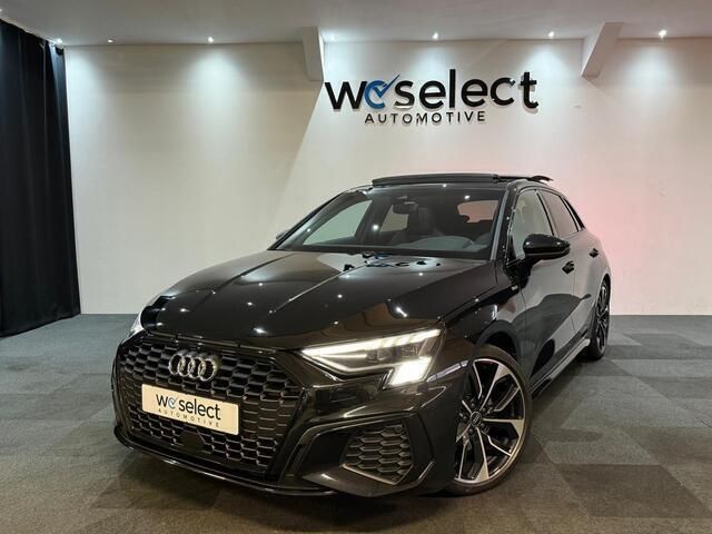Zwart Gebruikt 2023 Audi A3 Sportback S-Line Hatchback | € 37.950 (Duur) - Afbeelding 1/4