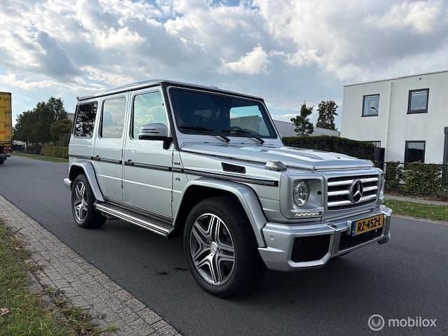 Grijs (metallic) Occasion 2001 Mercedes G500 AMG SUV | € 39.950 (Super prijs) - Afbeelding 1/4