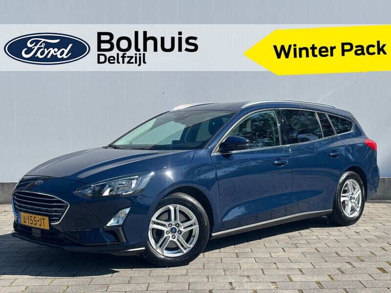 Blauw Gebruikt 2021 Ford Focus Business Edition Stationwagen | € 17.450 (Eerlijke prijs) - Afbeelding 1/4