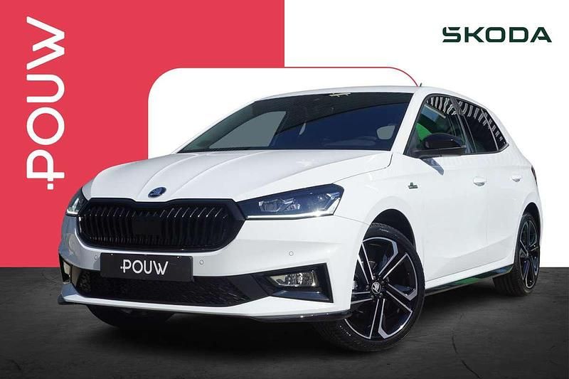 Wit, metallic lak Nieuw 2025 Skoda Fabia Monte Carlo Hatchback | € 32.750 (Duur) - Afbeelding 1/4
