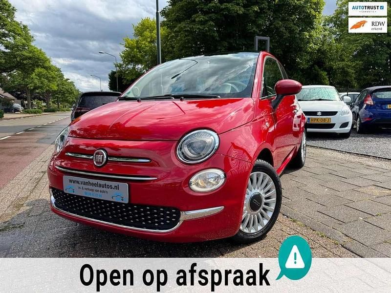 Rood Gebruikt 2016 Fiat 500 Lounge Hatchback | € 7.495 (Goede deal) - Afbeelding 1/4