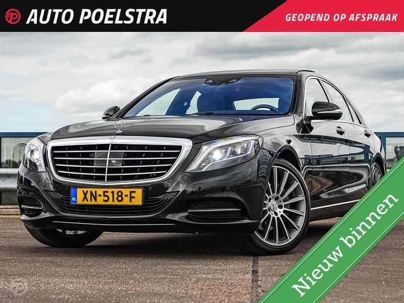 Zwart Gebruikt 2016 Mercedes S350 Prestige Sedan | € 37.950 (Eerlijke prijs) - Afbeelding 1/4