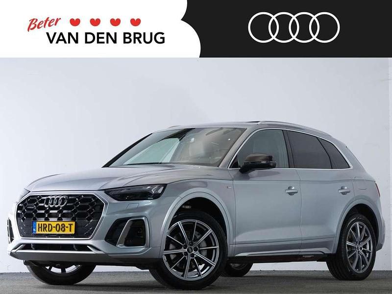 Zilver (metallic) Occasion 2021 Audi Q5 S-Line SUV | € 45.890 (Eerlijke prijs) - Afbeelding 1/4