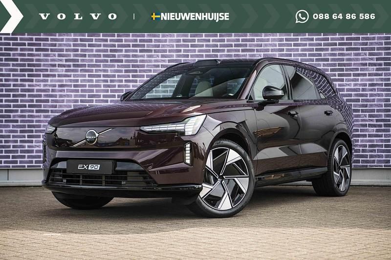 Rood Nieuw 2025 Volvo EX90 Performance SUV | € 109.899 - Afbeelding 1/4