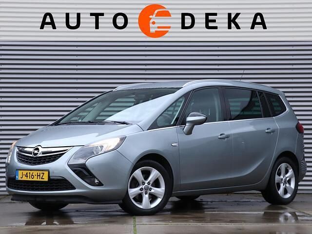 Grijs (metallic) Occasion 2012 Opel Zafira Tourer Edition MPV | € 8.950 (Eerlijke prijs) - Afbeelding 1/4
