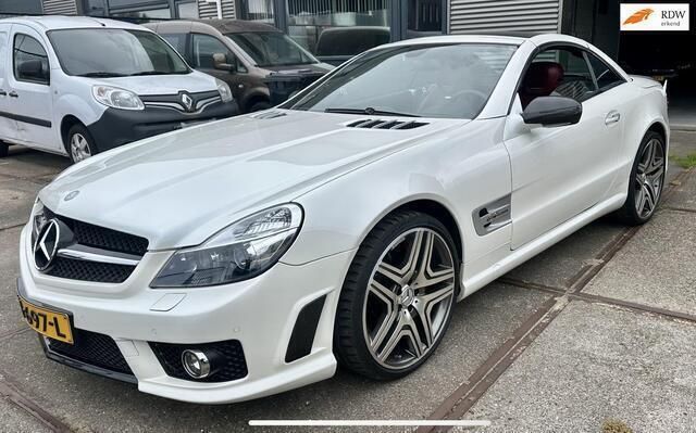 Wit Gebruikt 2009 Mercedes SL63 AMG AMG Cabriolet | € 57.750 (Eerlijke prijs) - Afbeelding 1/4